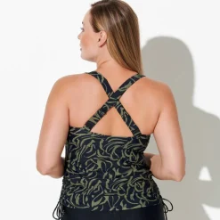 Haut de tankini imprimé Floresta