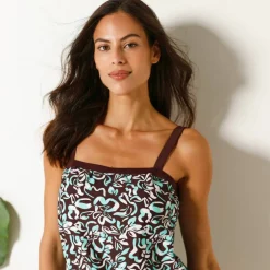 Haut de tankini imprimé Saravia – coques moulées
