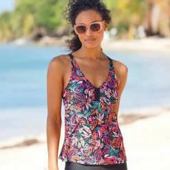 Haut de tankini minimiseur imprimé Kalibo