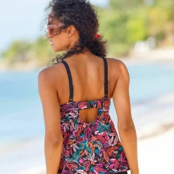 Haut de tankini minimiseur imprimé Kalibo