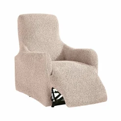 Housse bi-extensible imprimée gaufrée pour fauteuil relax