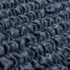 Housse bi-extensible microfibre effet faux uni pour fauteuil et canapé