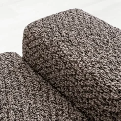 Housse bi-extensible microfibre gaufrée graphique pour fauteuil et canapé