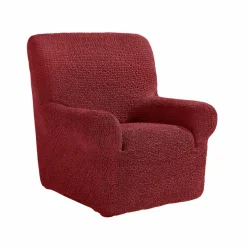 Housse bi-extensible microfibre gaufrée pour fauteuil et canapé