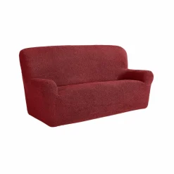 Housse bi-extensible microfibre gaufrée pour fauteuil et canapé