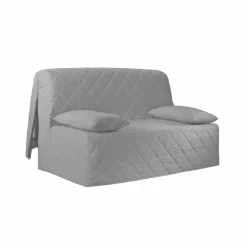 Housse canapé BZ coton bachette uni matelassé