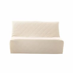 Housse canapé BZ coton bachette uni matelassé