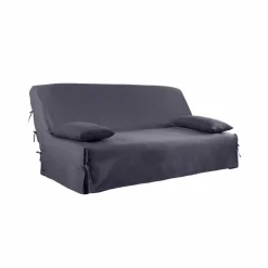 Housse clic-clac standard coton bachette uni