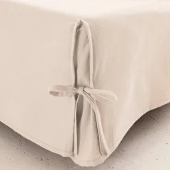 Housse clic-clac standard coton bachette uni