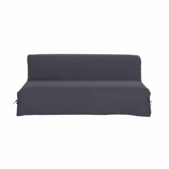 Housse clic-clac standard matelassée coton bachette uni
