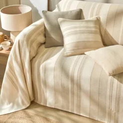Housse coussin multicolore coton tissage artisanal - lot de 2