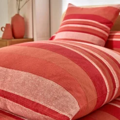 Housse coussin multicolore coton tissage artisanal - lot de 2