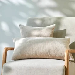 Housse de coussin chenille - lot de 2