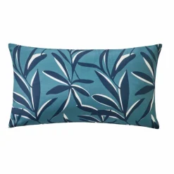 Housse de coussin imprimé feuillage