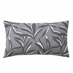 Housse de coussin imprimé feuillage