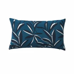 Housse de coussin imprimé feuillage