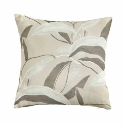 Housse de coussin imprimé feuillage - lot de 2