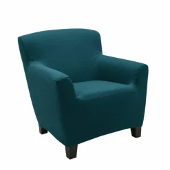 Housse extensible unie canapé fauteuil accoudoirs