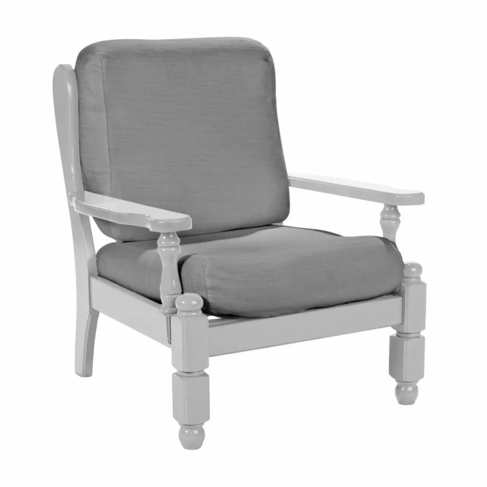 Housse extensible unie spéciale fauteuil rustique