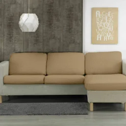 Housse gaufrée bi-extensible coussins méridienne