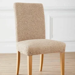 Housse microfibre bi-extensible gaufrée spéciale chaise