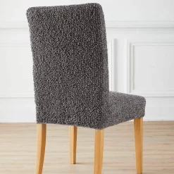 Housse microfibre bi-extensible gaufrée spéciale chaise