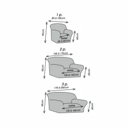 Housse préformée matelassée - fauteuils et canapés