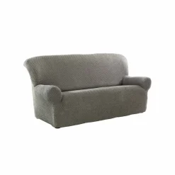 Housse texturée bi-extensible spéciale canapé fauteuil à accoudoirs