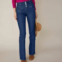 Jean boocut taille haute - petite stature