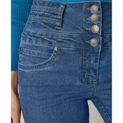 Jean boocut taille haute - petite stature