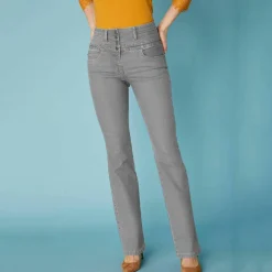 Jean bootcut taille haute - grande stature