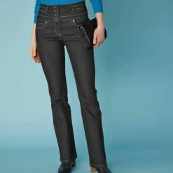 Jean bootcut taille haute - grande stature