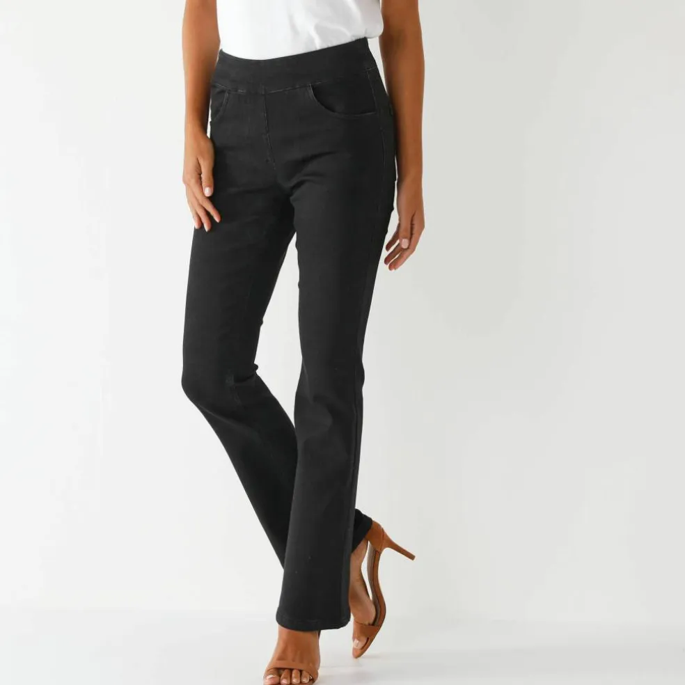 Jean bootcut ultra confort, grande stature