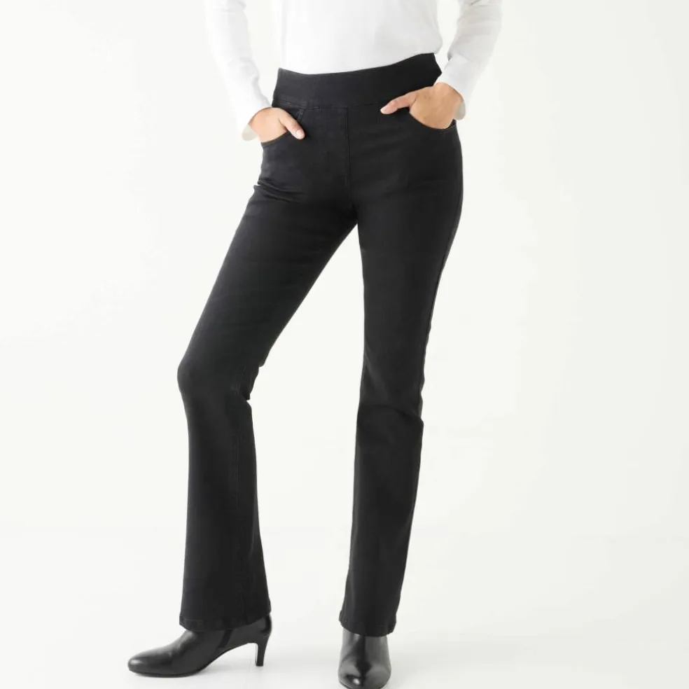 Jean bootcut ultra confort, grande stature