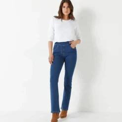 Jean bootcut ultra confort, grande stature
