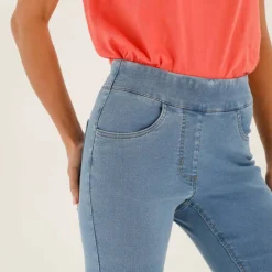Jean bootcut ultra confort, petite stature