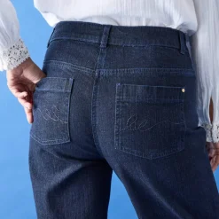 Jean coupe large stretch, grande stature