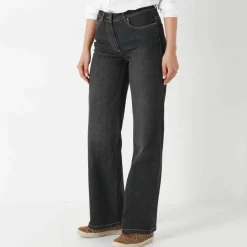 Jean coupe large stretch, petite stature