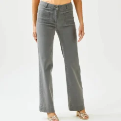 Jean coupe large taille haute, grande stature