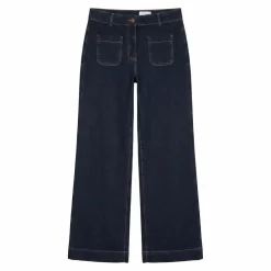 Jean coupe large taille haute, grande stature