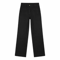 Jean coupe large taille haute, petite stature
