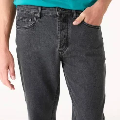 Jean droit basique 100% coton - L32