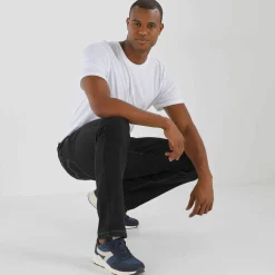 Jean droit basique coton stretch - L28