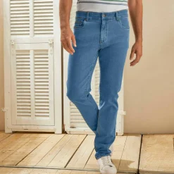 Jean droit basique coton stretch - L28