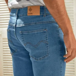 Jean droit basique coton stretch - L32