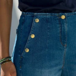 Jean flare, taille haute