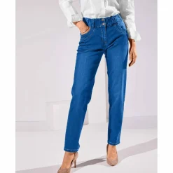 Jean mom taille élastiquée