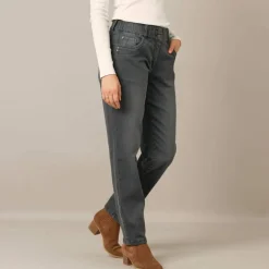 Jean mom taille élastiquée