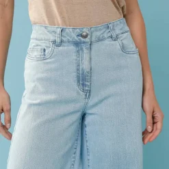 Jean taille haute Spécial Petites entrej. 65 cm, coupe large 7/8ème