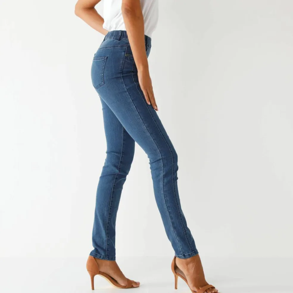 Jean ultra stretch, coutures affinantes